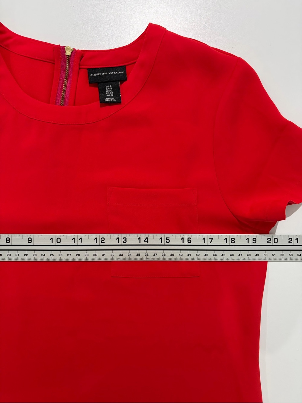Adrienne Vittadini Colorblock Short Sleeve Shift Dress (8) - Picture 5 of 7